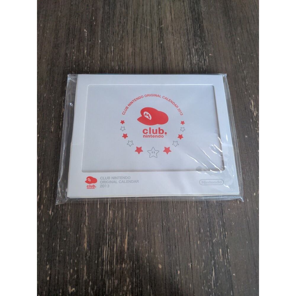 Club Nintendo Original Calendar 2013, Sealed Brand New clean